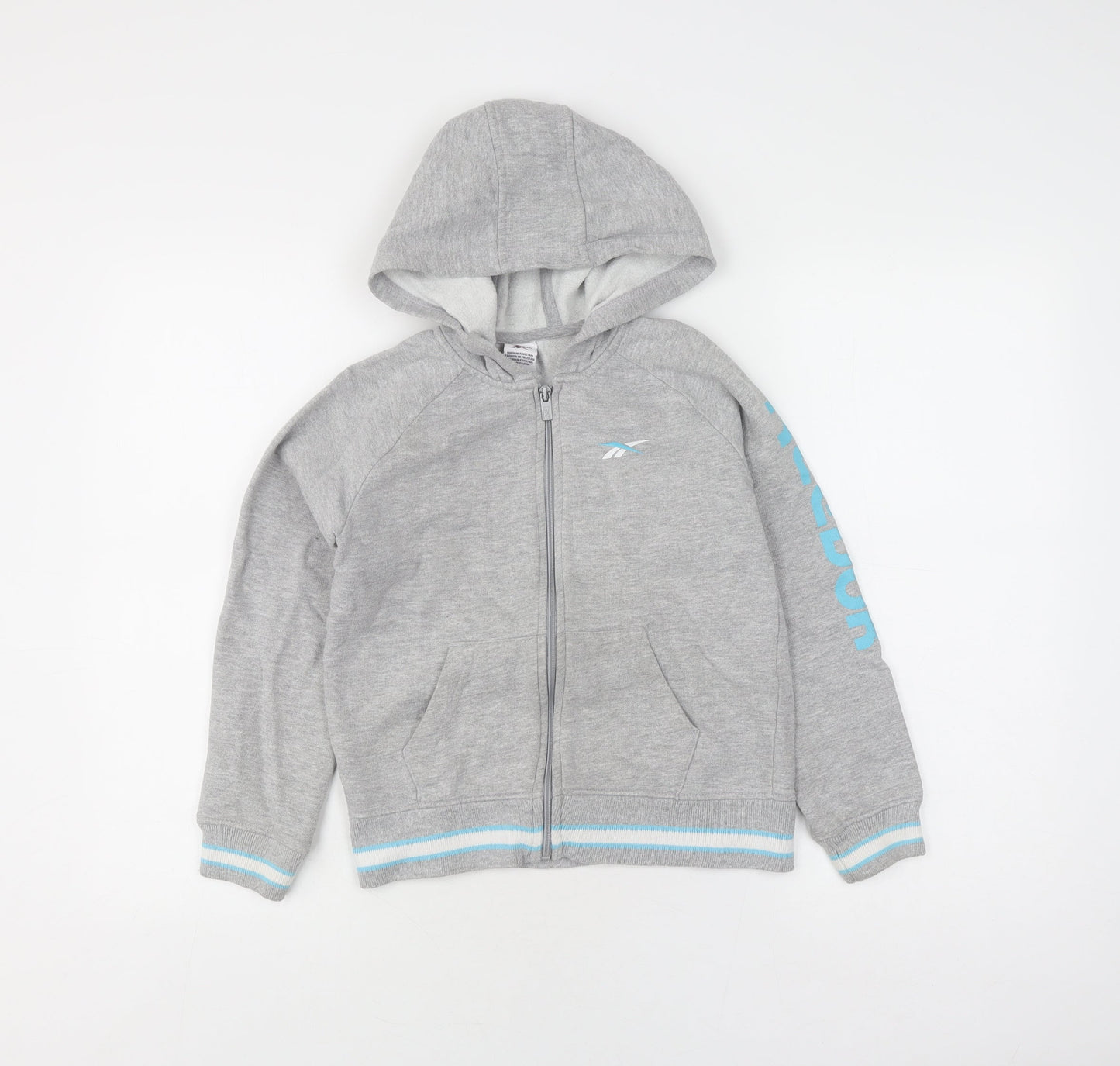 Reebok Boys Grey Full Zip Hoodie 11-12 Years