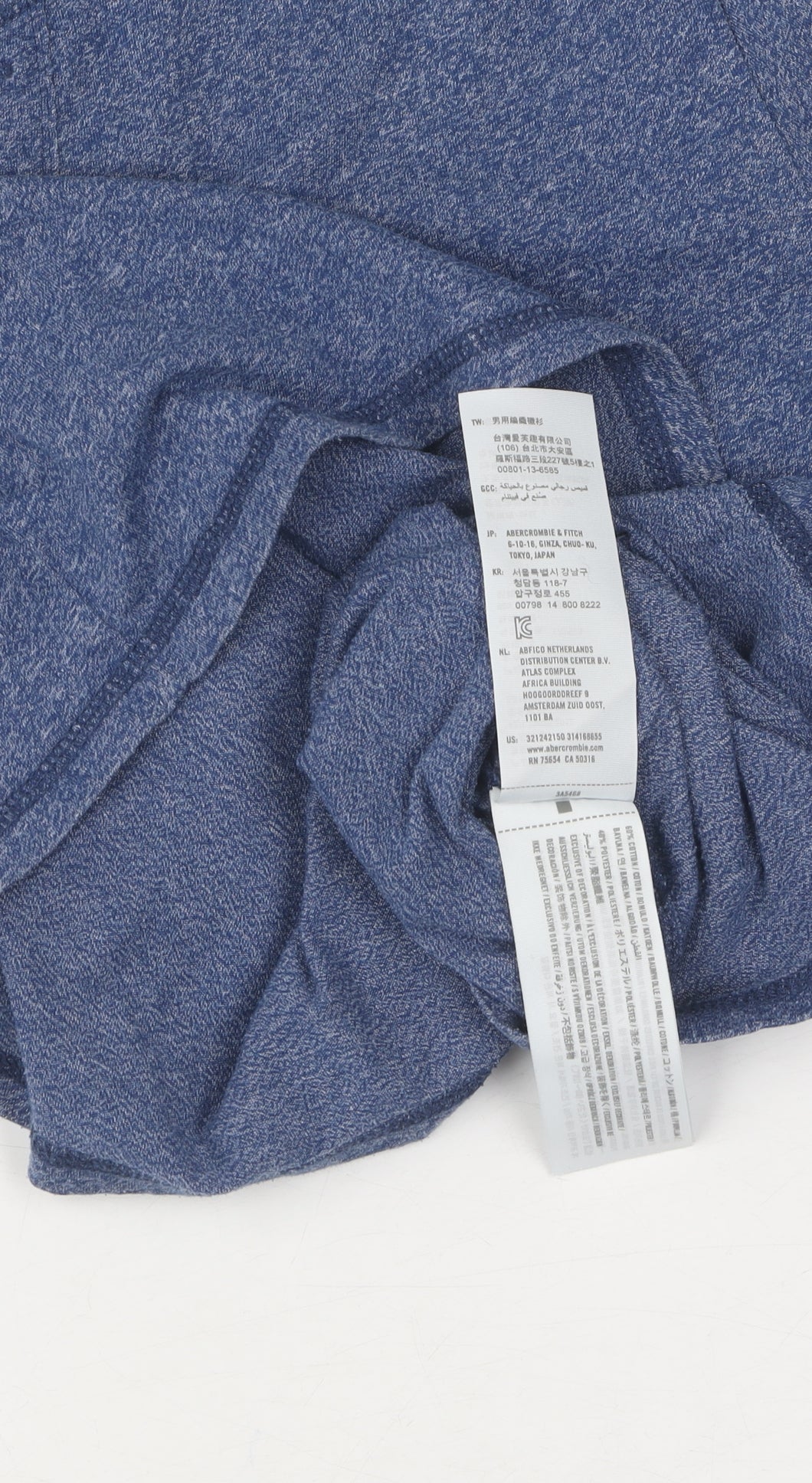 Mens UK Size M Hollister Blue  T-Shirt