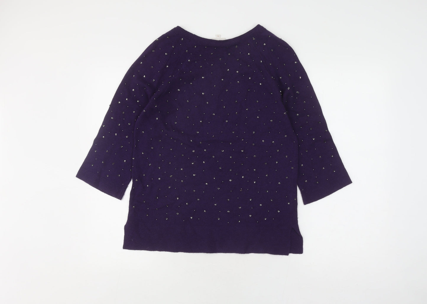 Womens UK Size XS EAST Purple Pullover Jumper