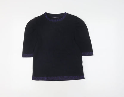 Womens UK Size 8 Marks and Spencer Blue Tunic Jumper