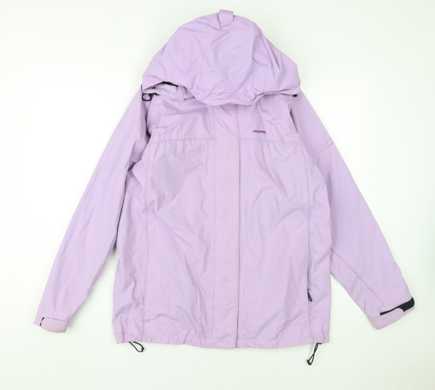 Womens UK Size 12 Craghoppers Purple Rain Coat