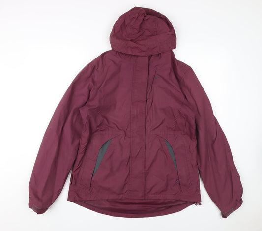 Mountain Warehouse Women's Red Hooded Jacket Size 14