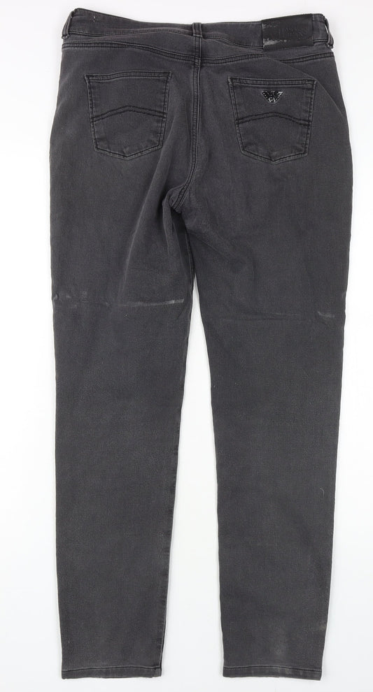 Armani Jeans Men Grey Slim Fit Denim Size 31