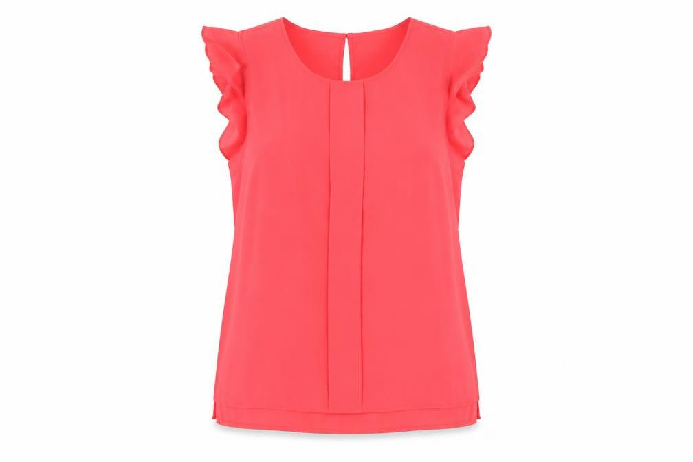 Womens UK Size L Banana Republic Pink Basic Blouse