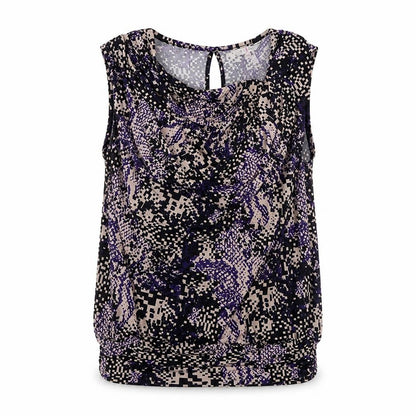 Womens UK Size 14 Jasper Conran Multicoloured Basic Blouse