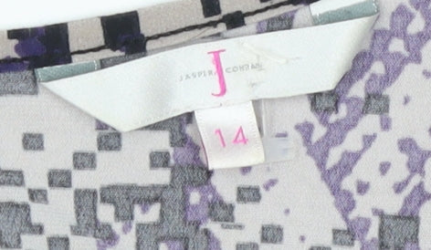 Jasper Conran Women's Geometric Blouse - Size 14