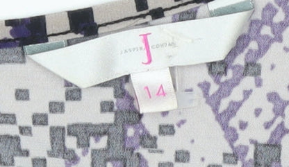 Jasper Conran Women's Geometric Blouse - Size 14