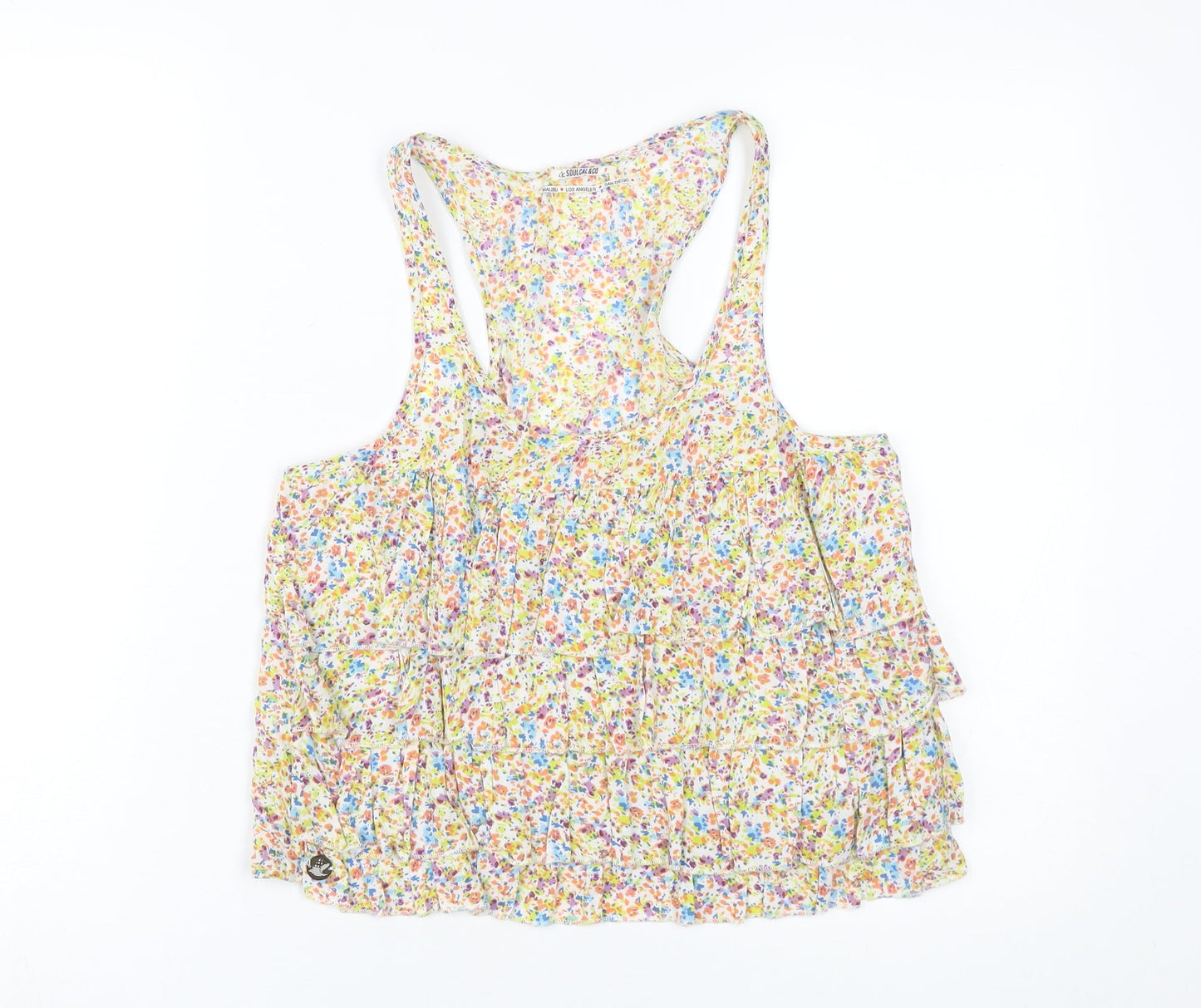Womens UK Size 8 SoulCal & Co Multicoloured  Tank