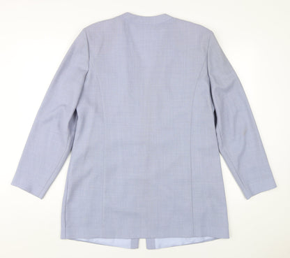 Jacques Vert Women's Blue Blazer Jacket UK 14