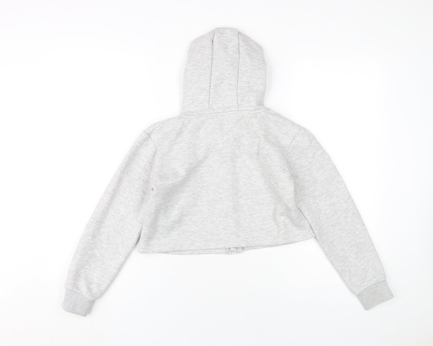 Sonneti Girls Grey Full Zip Hoodie 12-13 Years Cotton Blend
