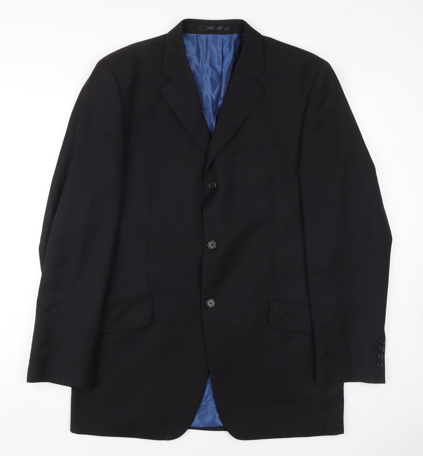 Mens UK Size 40 Daniel Hechter Regular Black Suit Jacket