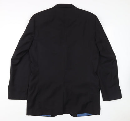 Mens UK Size 40 Daniel Hechter Regular Black Suit Jacket