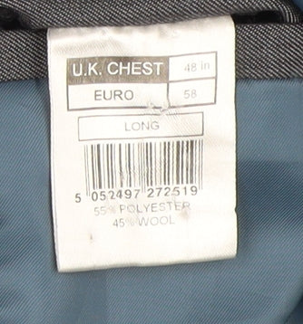 Mens UK Size 48 Centaur Regular Grey Suit Jacket