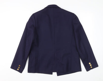 Windsmoor Women's Blue Wool Suit Jacket Size 12