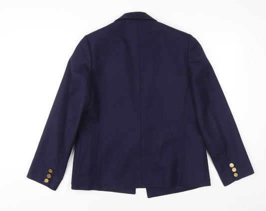 Windsmoor Women's Blue Wool Suit Jacket Size 12