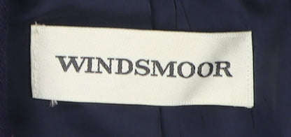 Windsmoor Women's Blue Wool Suit Jacket Size 12