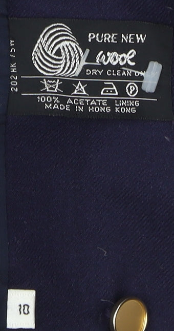 Windsmoor Women's Blue Wool Suit Jacket Size 12