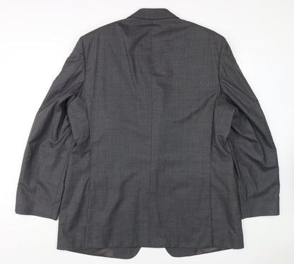 Austin Reed Men's Grey 46R Wool Blazer