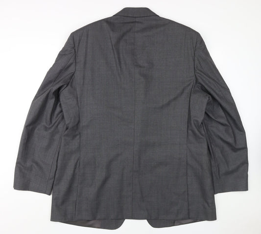 Austin Reed Men's Grey 46R Wool Blazer