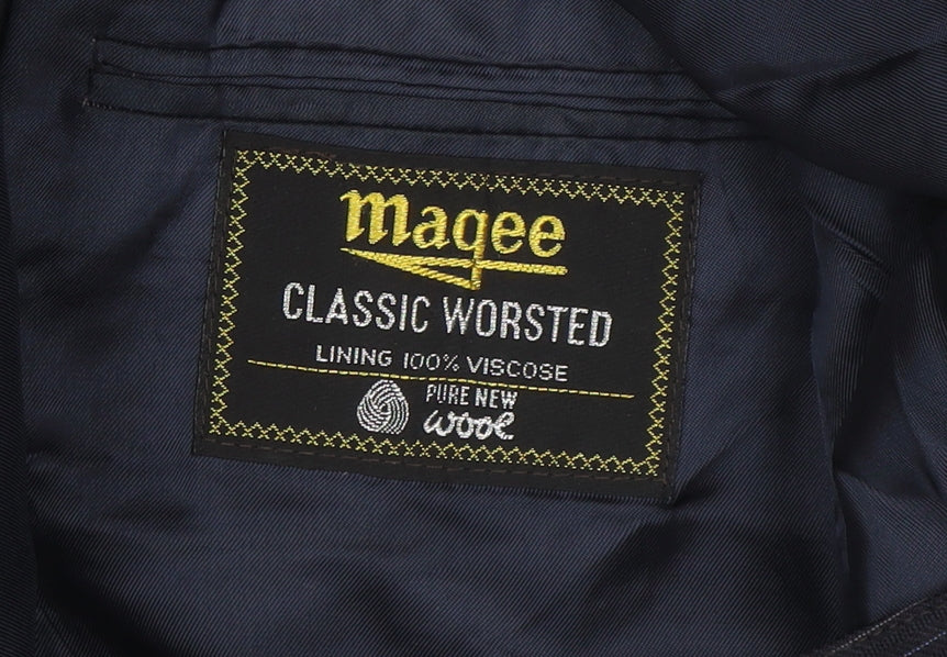 Mens UK Size 42 Magee Regular Blue Suit Jacket