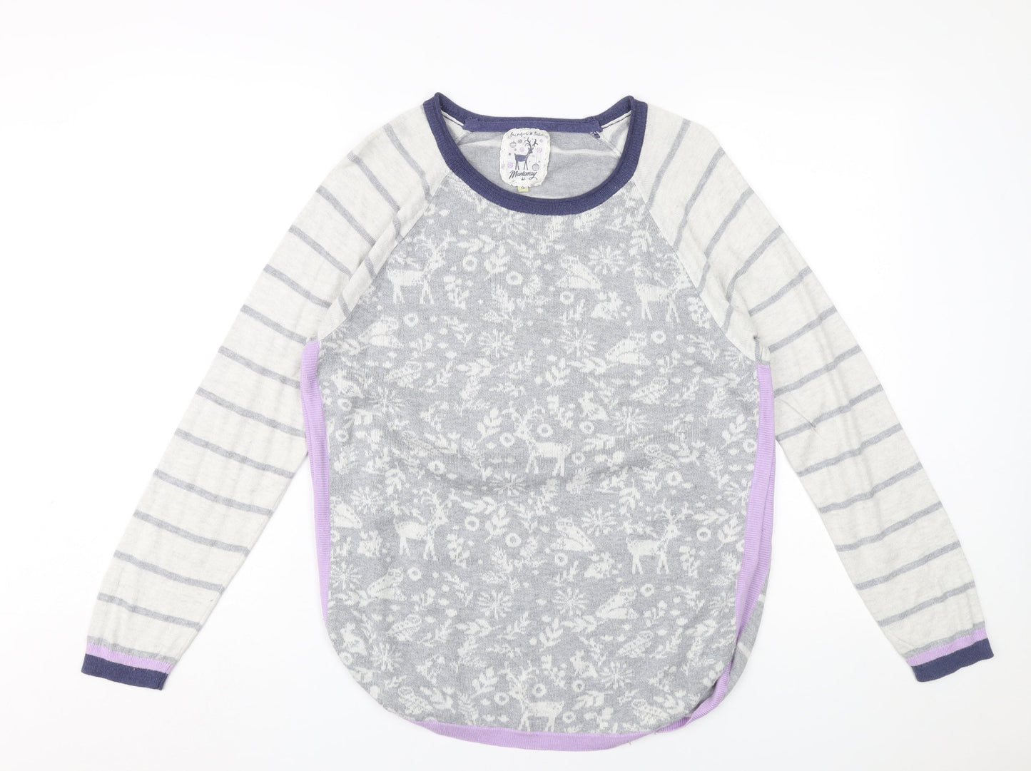 Womens UK Size 12 Mantaray Multicoloured Pullover Jumper