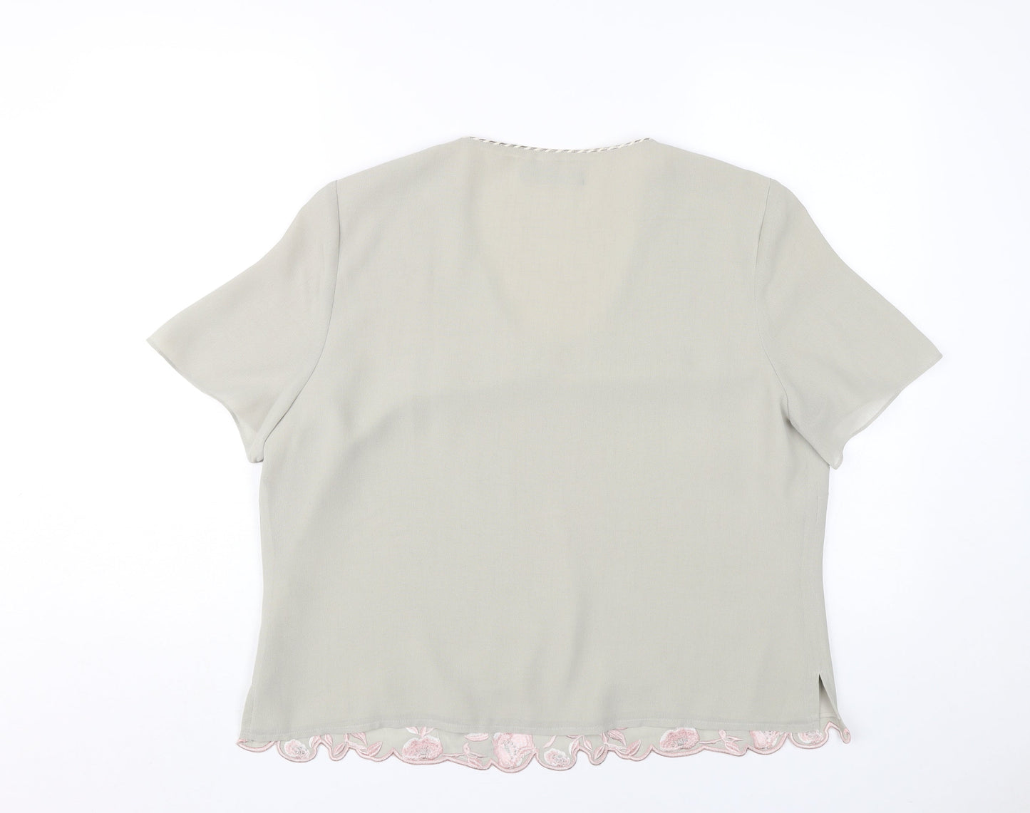 Jacques Vert Women's Beige Tunic Blouse Size 18