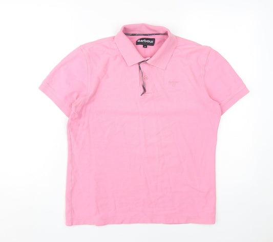 Barbour Womens Pink Polo Shirt Small