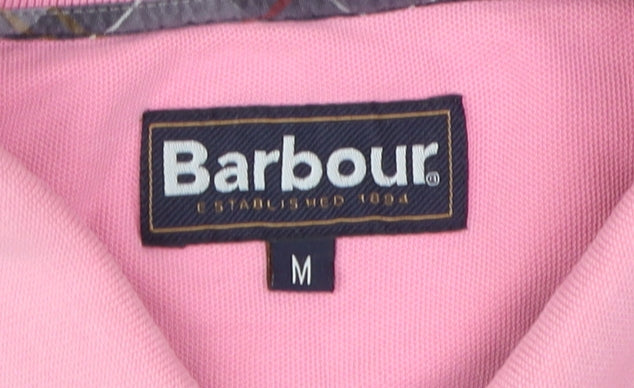 Barbour Womens Pink Polo Shirt Small
