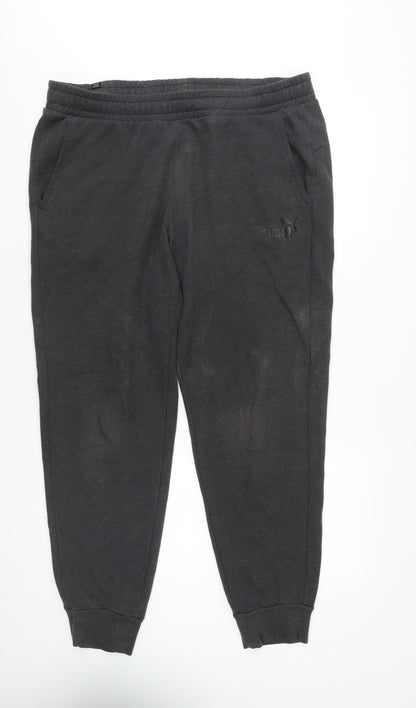 Puma Men's Black Joggers L - Casual Comfort