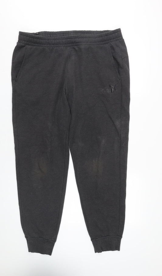 Puma Men's Black Joggers L - Casual Comfort