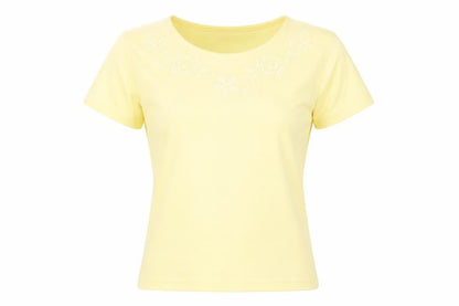 Honor Millburn Women's Yellow T-Shirt Size 10
