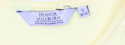 Honor Millburn Women's Yellow T-Shirt Size 10
