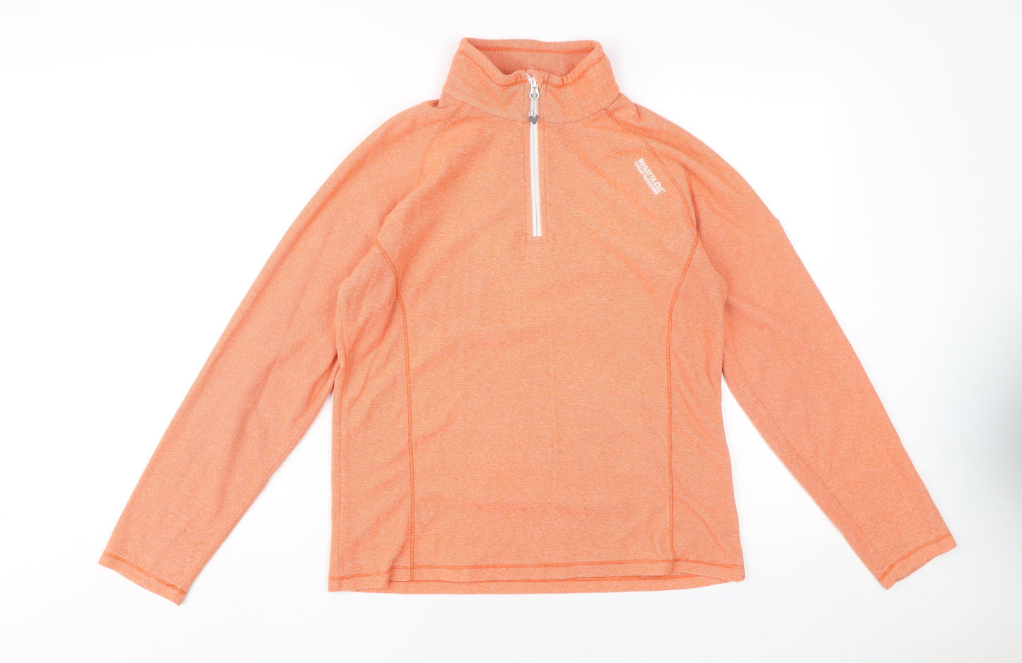 Regatta Women's Orange Henley Sweatshirt Size 12