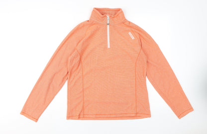 Regatta Women's Orange Henley Sweatshirt Size 12