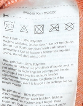 Regatta Women's Orange Henley Sweatshirt Size 12