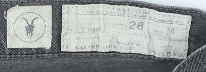 AllSaints Women’s Black Skinny Jeans Size UK 0