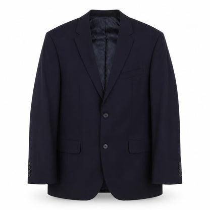 Mens UK Size 40 Jeff Banks Regular Blue Suit Jacket