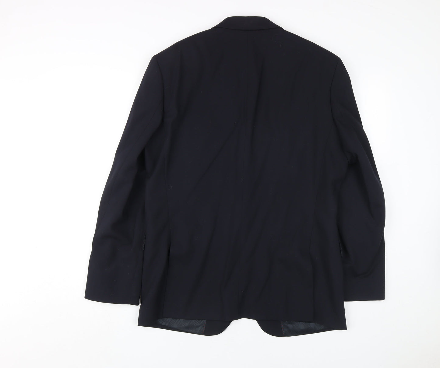 Mens UK Size 40 Jeff Banks Regular Blue Suit Jacket