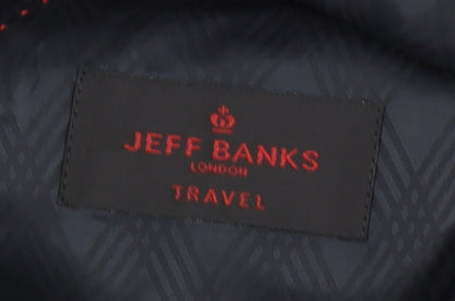 Mens UK Size 40 Jeff Banks Regular Blue Suit Jacket