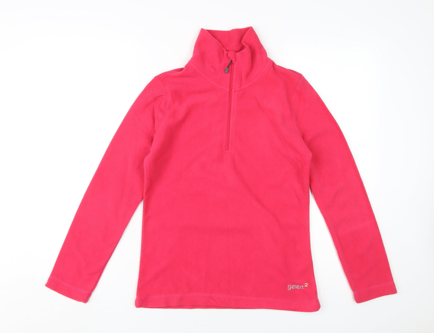 Gelert Women's Red Henley Sweatshirt, Size 8, Lightweight
