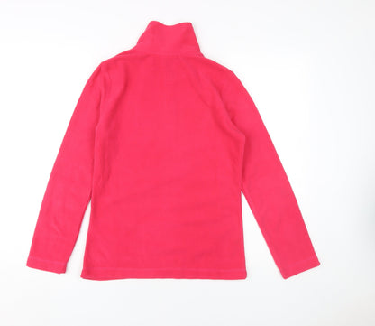 Gelert Women's Red Henley Sweatshirt, Size 8, Lightweight