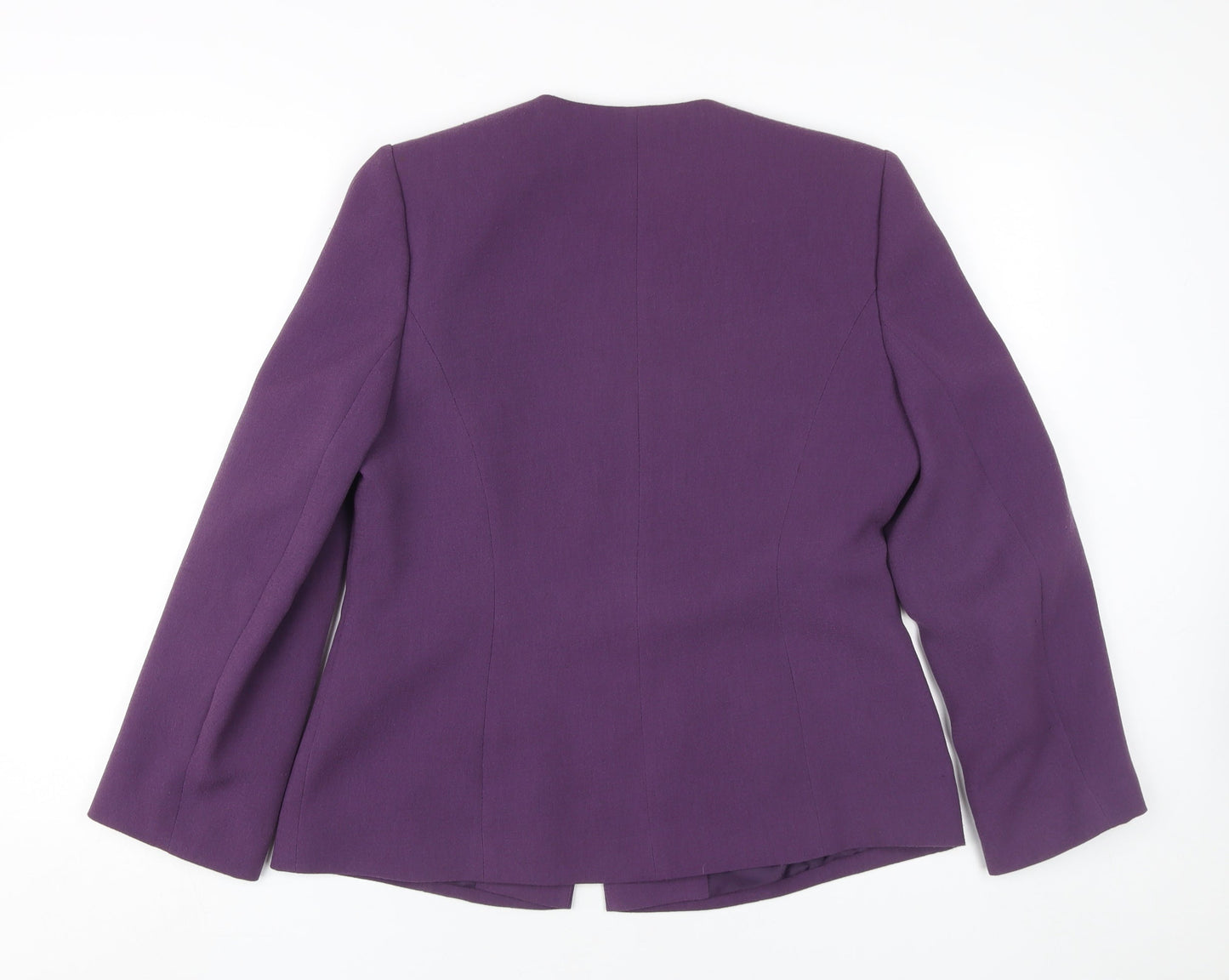 Womens UK Size 10 Eastex Purple Basic Jacket