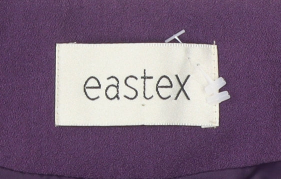 Womens UK Size 10 Eastex Purple Basic Jacket