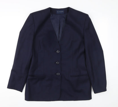 Alexon Women's Blue Wool Blazer Size 10