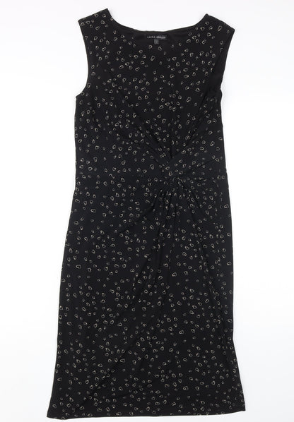 Laura Ashley Women's Black Sheath Dress Size 10