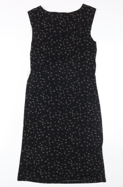 Laura Ashley Women's Black Sheath Dress Size 10