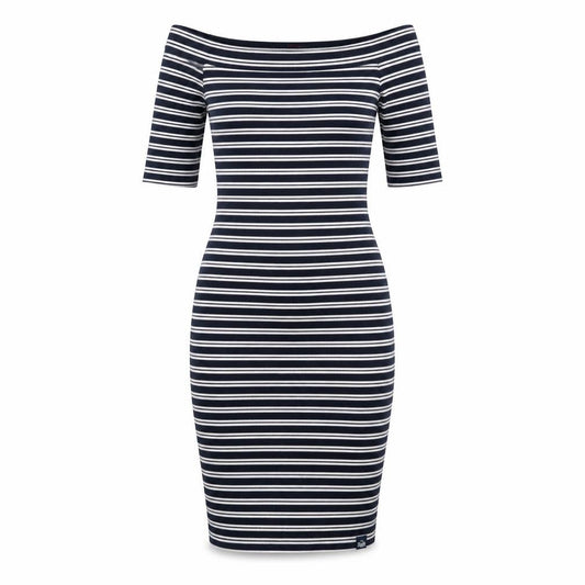 Superdry Women's Off Shoulder Striped Bodycon Dress XS