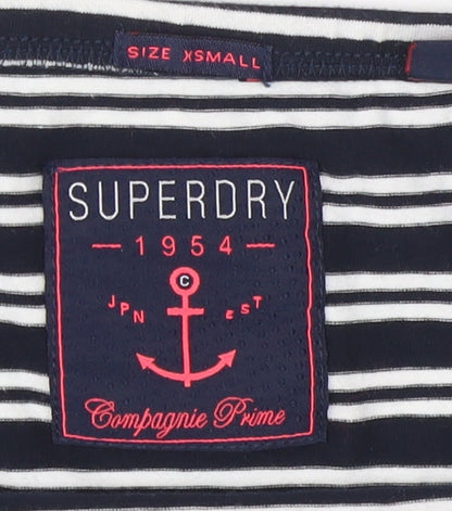 Superdry Women's Off Shoulder Striped Bodycon Dress XS