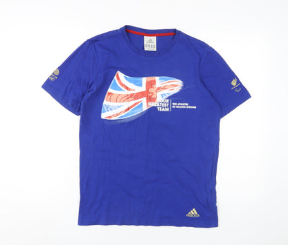 Adidas Men's Blue XS Patriotic Sports T-Shirt