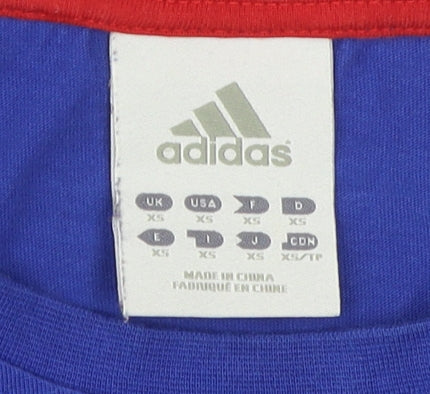 Adidas Men's Blue XS Patriotic Sports T-Shirt
